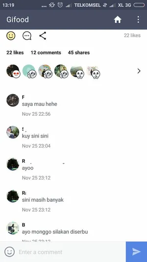Gifood LINE screenshot 2